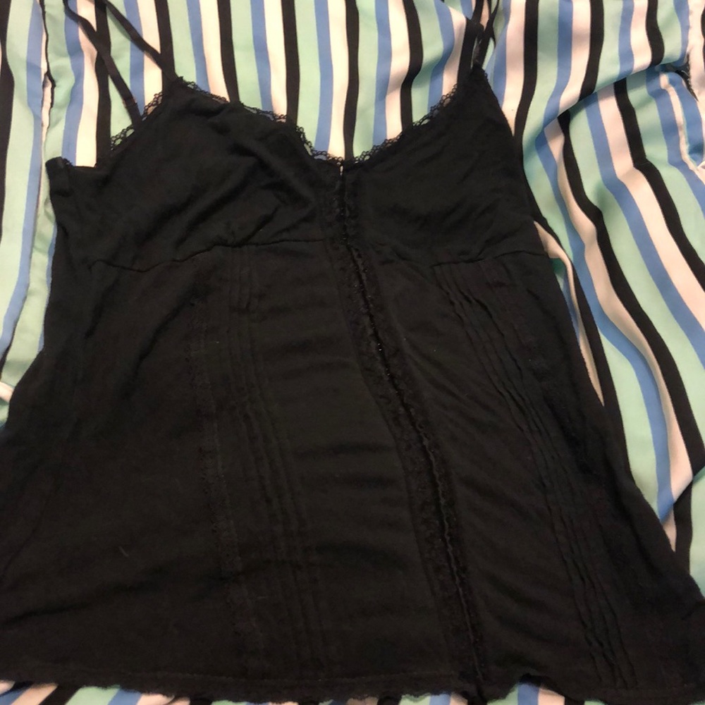 Black tank top